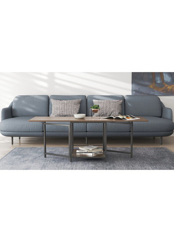 Стіл журнальний трансформер Куб Комбо 540x532x500 Чорний метал ДСП 16 мм (FRD-105154) Ferrum-decor (353500630)