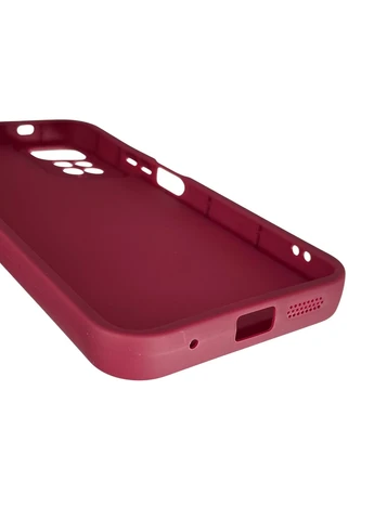 Чохол силіконовий Soft Touch з 3D принтом для Redmi Note 11s бордовий (Повний захист камери) Xiaomi (379314947)