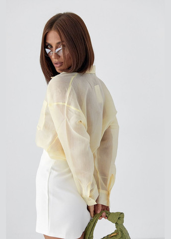 Смугаста прозора сорочка Lurex (343277266)