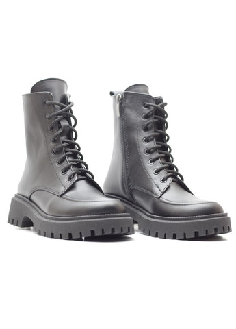 Зимние ботинки женские из натуральной кожи мех тимберленды Zlett