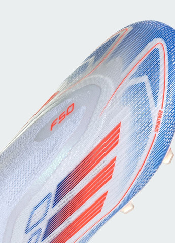 Белые летние бутсы f50 elite laceless firm ground adidas