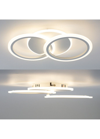 Cвітлодіодна люстра MOKA 3R 60 Вт 440x250x70 мм Біла ESLLSE (358201889)