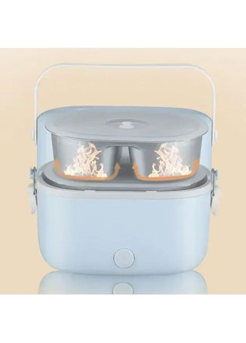 Ланч-бокс з підігрівом об'ємом 1 л на два контейнери з кришками LY-800 Hengda (363832917)