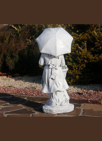 Садова фігура Дівчинка із парасолькою 66х30х22 см (ССП12146 ) Гранд Презент (284419192)