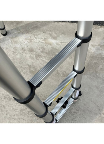 Драбина трансформери алюмінієві розкладна висота 4.4 м (2104618749) No Brand (367056666)