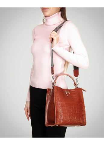 Жіноча шкіряна сумка через плече 9701 camel Alex Rai (370766781)