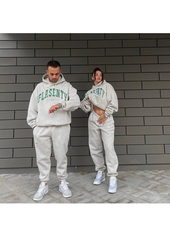 Приятные к телу парные костюмы из трёхнитки на флисе No Brand 666 (362568394)