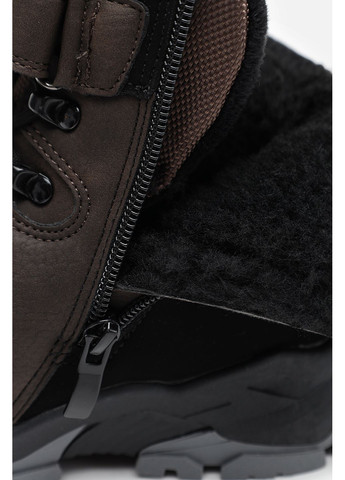 Коричневые зимние ботинки для мальчика цвет коричневый цб-00286234 Kimboo