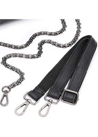 Сумка через плече жіноча шкіряна на одне відділення 20051 Чорний Vintage (302007801)