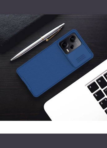 Чохол бампер CamShield Pro Case для Xiaomi Redmi Note 12 Pro 5G / POCO X5 Pro 5G Blue Nillkin (326596968)
