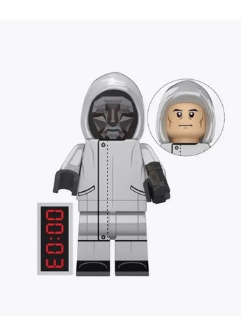 Дитячі фігурки конструктор Squid Game 9 шт набір персонажів Гра в Кальмара охоронці лялька гравці Diy (358202841)