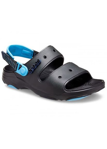 Черные повседневные сандалии kids classic all-terrain sanda black р3-34-23см Crocs