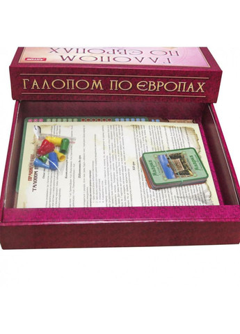 Настольная игра "Галопом по Европам" 0840 развивающая Artos Games (330605683)