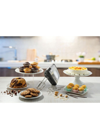 Міксер M500DC ручний 500Вт, насадки-4 вінчика, турборежим, білий-нерж Gorenje (363320899)