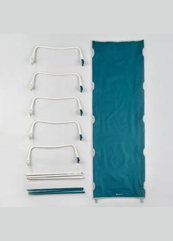 Розкладне Ліжко Для Кемпінгу Розкладачка (Одномісне 185 x 60 x 20 см) Зелене Quechua (335052897)