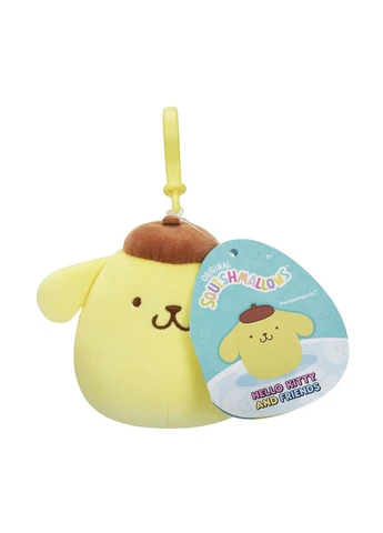 М'яка іграшка на кліпсі Squishmallows - Помпомпурін (9 cm) (Термін доставки до 10-ти днів!) MIC (385843281)
