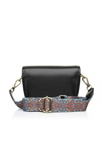 Сумка жіноча шкіряна чорна (Д/Ш/В)12/6/16 (см) No Brand (355340187)