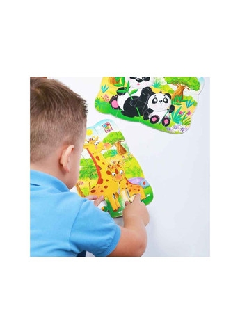 Пазли магнітні А5 "Жирафики" VT3205-79 Vladi toys (366546429)