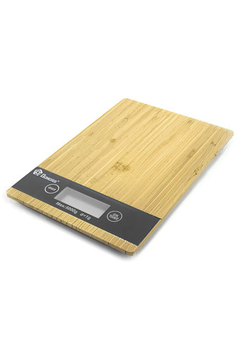Ваги кухонні електронні MS-A Wood з сенсорним екраном і дерев'яною платформою до 5 кг Domotec (363834596)