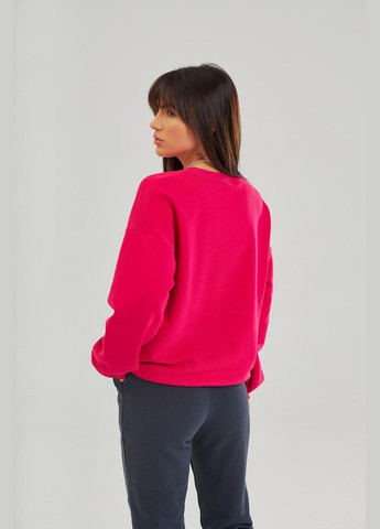 Рожевий світшот жіночий петля з кишенями малина (м126.3) UMON (331171746)