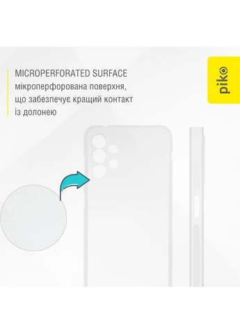 Чохол Anti Dust для Samsung Galaxy A13 4G Transparent (1283126554490) Piko (393899401)