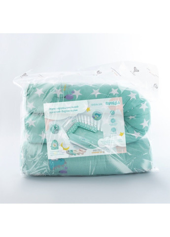 Бортик валики "PAPAELLA" 60х15 см, 120х15 см 2 шт (дитячі) бавовна IDEIA (332163747)