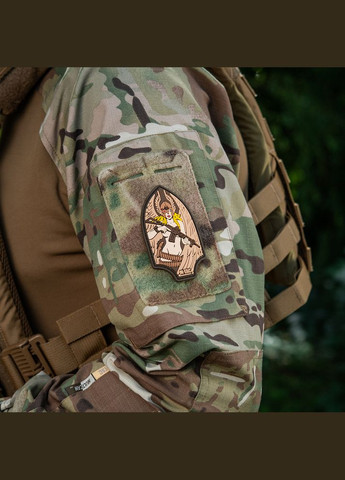 Нашивка Пика Валькирия PVC coyote M-TAC (315047337)