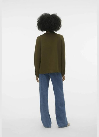 Оливкова блузка Vero Moda VIBE