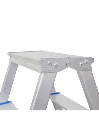 Алюмінієва драбина-стрем'янка Expert (5 сходинок) двосекційна двостороння (24198) BLUETOOLS (303633436)