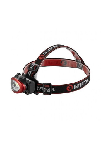 Фонарь налобный светодиодный, пылевлагозащищенный корпус, 3W COB, батарейки 3 ААА LB-0304 Intertool (323486115)