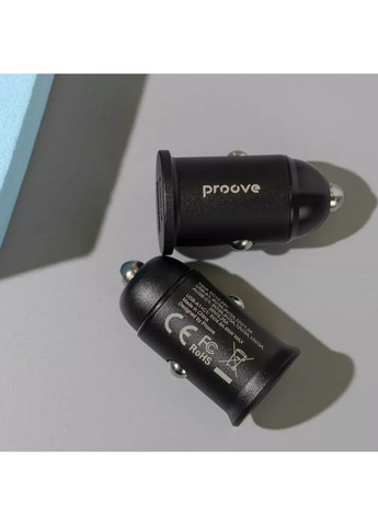 Автомобільний зарядний пристрій Tiny Power Pro 65W USB + Type-C Proove (360528002)