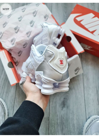 КРОССОВКИ ЖЕНСКИЕ NIKE SHOX TL WHITE НАЙК ШОКС ТЛ No Brand белые демисезоны (369387259)