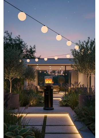 Уличный газовый обогреватель Gordon 13 кВт с эффектом пламени No Brand (370493498)