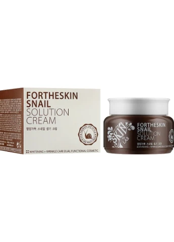 Fortheskin Крем для лица с муцином улитка Snail Solution Cream 100ml (2-1015467) — Крем, Южная Корея (369796701)