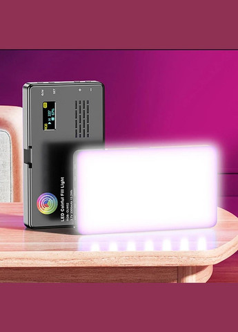 Кольорова студійна LED лампа | заповнювальне RGB-відеосвітло для фото- і відеозйомок BTFOOR RGB-CL120 LED No Brand (293246291)