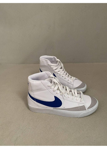КРОССОВКИ ЖЕНСКИЕ NIKE BLAZER MID 77 BLUE НАЙК БЛЕЙЗЕР No Brand бежевые демисезоны (368862579)