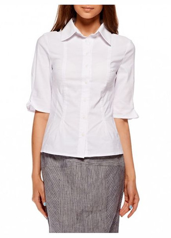 Белая женская блуза с рукавом до локтя Р40 2 Льва (342414895)