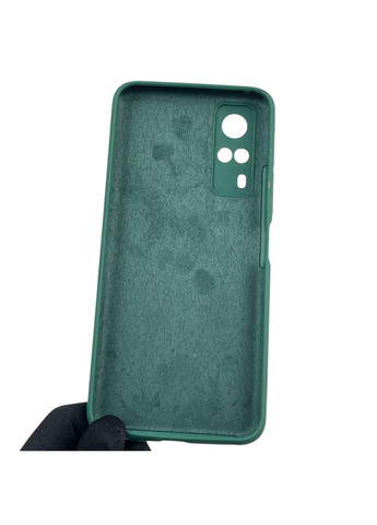 Чохол для Y53S силіконовий з мікрофіброю нековзний на віво у53с зелений Vivo (366390386)