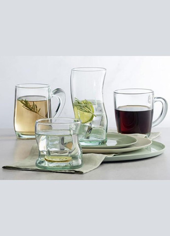 Набір 4 скляні стопки (чарки) Amorf 50мл, в подарунковій коробці Pasabahce (372171366)