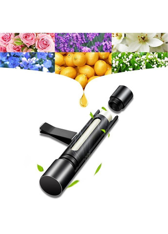 Ароматизатор автомобіль Lanxuan освіжувач повітря в машину + 5 змінних картриджів Чорний (FR050823) No Brand (330779151)