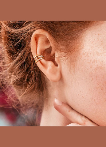 Кільце клікер з титану RHT62-1610-GD сережки для пірсингу носа, вуха, брови (1.2 мм, 10 мм) Spikes (333342365)