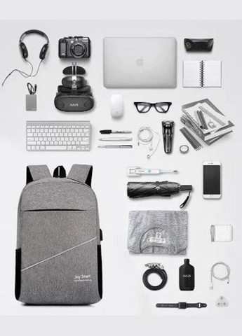 Рюкзак Городской Ежедневный - с Коннектором для зарядки телефона и audio-mini-jack портом для Наушников (543957) Joy Start (300854092)