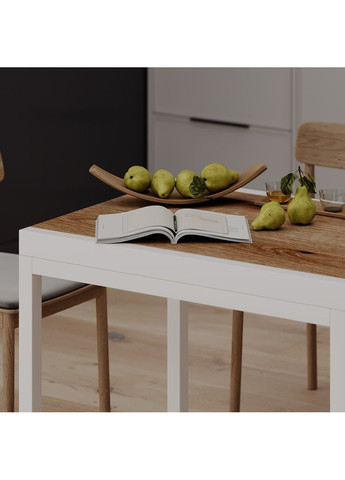 Стол-трансформер Armstrong 680x750x890 Дуб Эвок/Белый (TB08100000110) Art In Head (337309235)