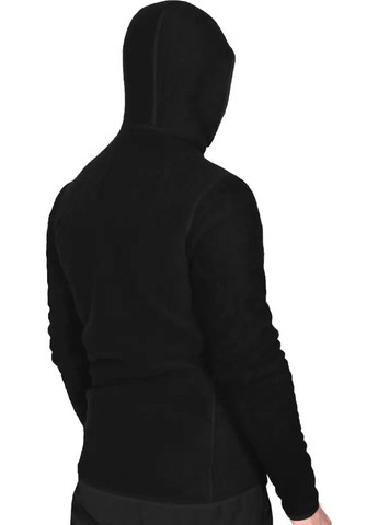 Черная демисезонная флисовая куртка nippy hood nord fleecee Camotec