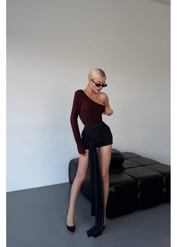 Блискуче боді з одним рукавом Adelante (369378409)