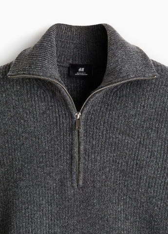 Темно-сірий демісезонний светр H&M