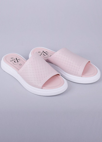 Шльопанці жіночі шкіряні 0065-04 рожеві 343645 Power (296199312)