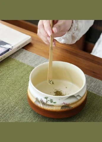 Набір аксесуарів для приготування матчі чаю (4 предметів) Japanese Landscape (JP2) набір для матча No Brand (338436983)