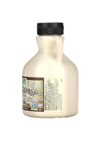 Кленовий сироп Maple Syrup Real Food 473 мл Now Foods (359473830)