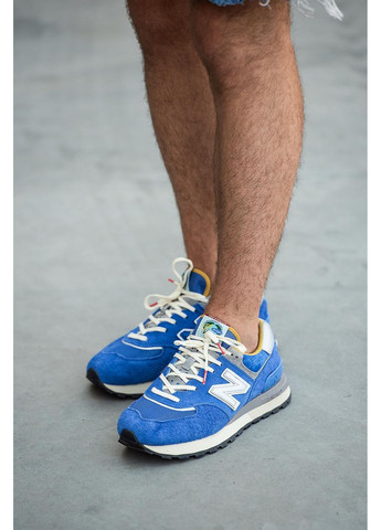 Белые демисезонные кроссовки мужские new balance 574 x bodega нью беланс 574 No Brand